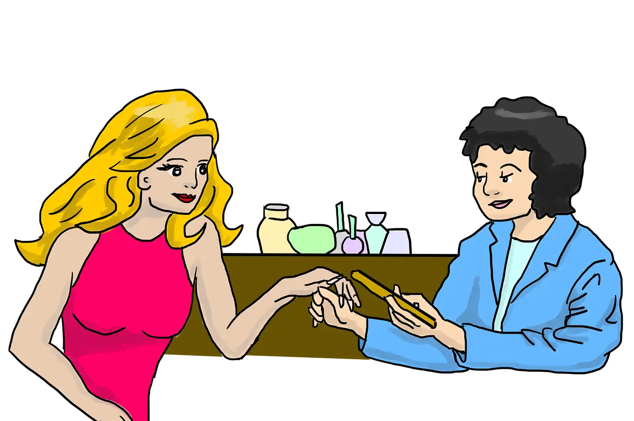 natural nail care and polishing routine with simple tools